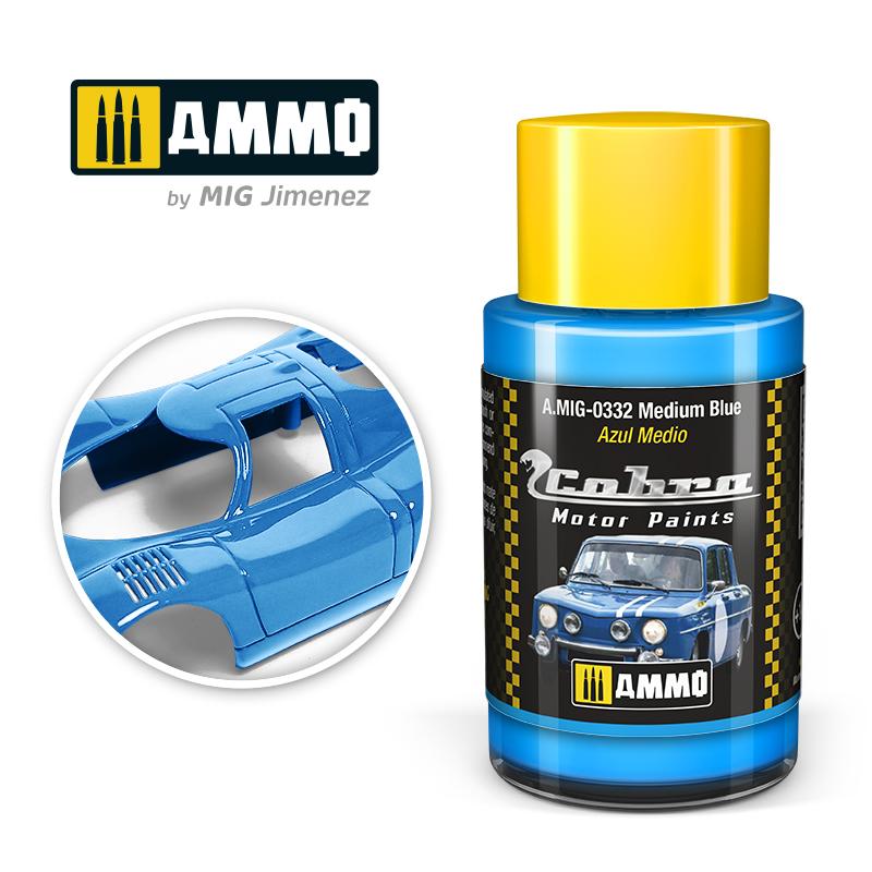 Ammo Cobra Motor Medium Blue 30ml