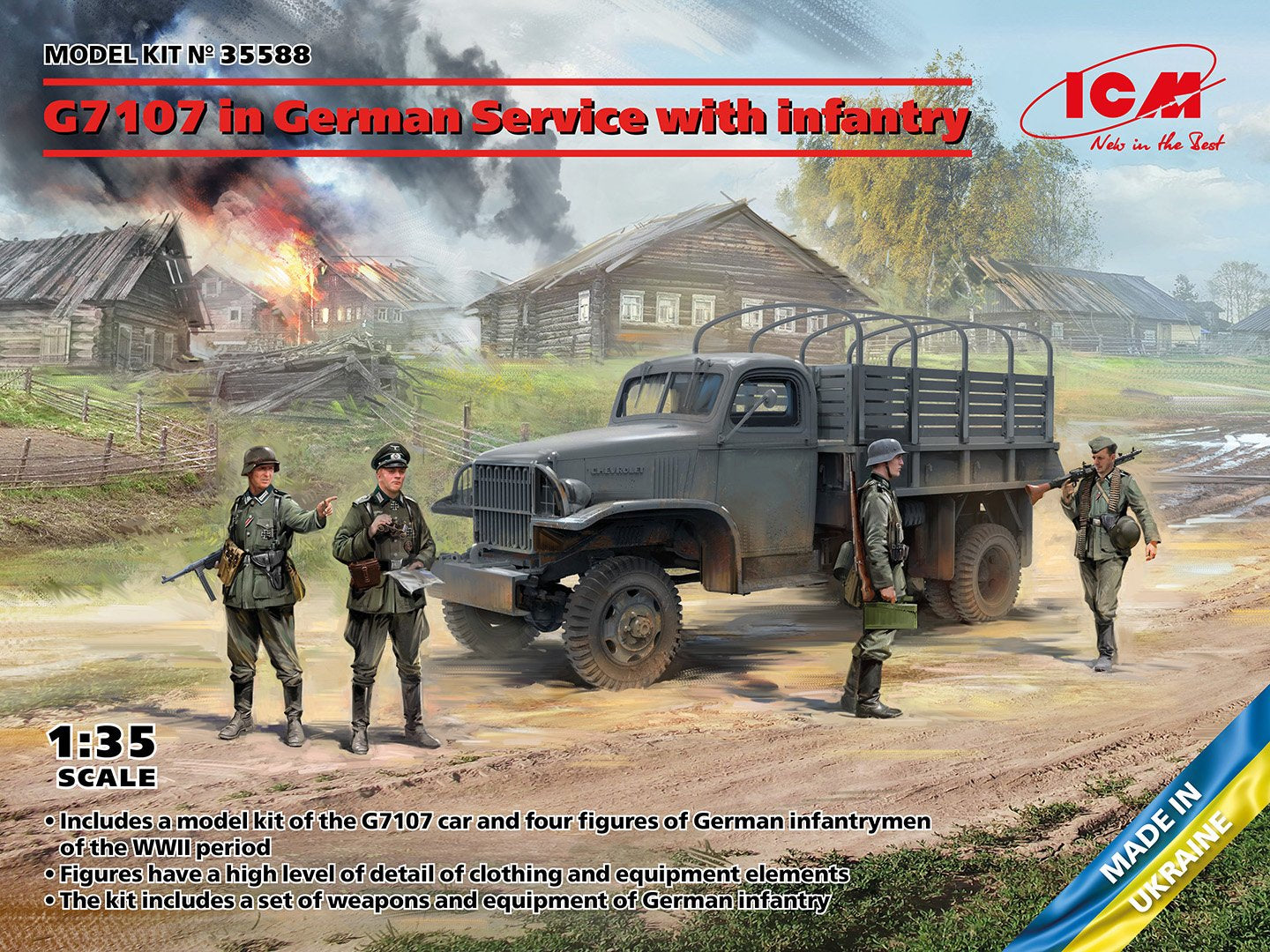 ICM 1:35 G7107 in German Service withfantry