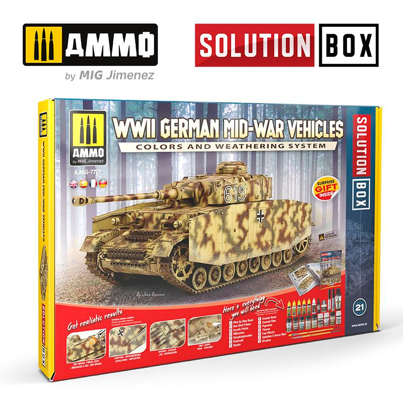 Ammo Solution Box 19 WWII German Mid-War Vehicles