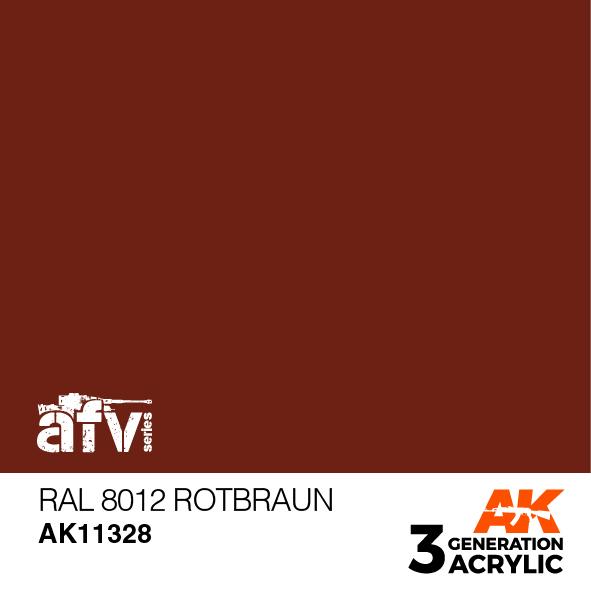 AK Interactive Acrylic RAL 8012 Rotbraunn