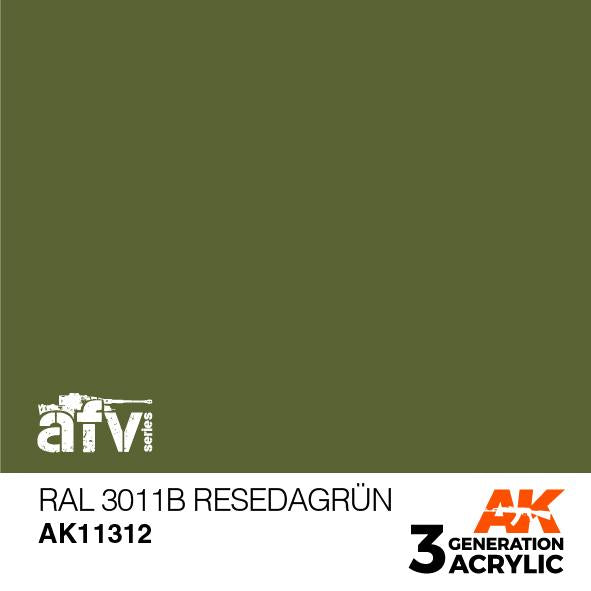 AK Interactive Acrylic RAL 6011B Resedagrün