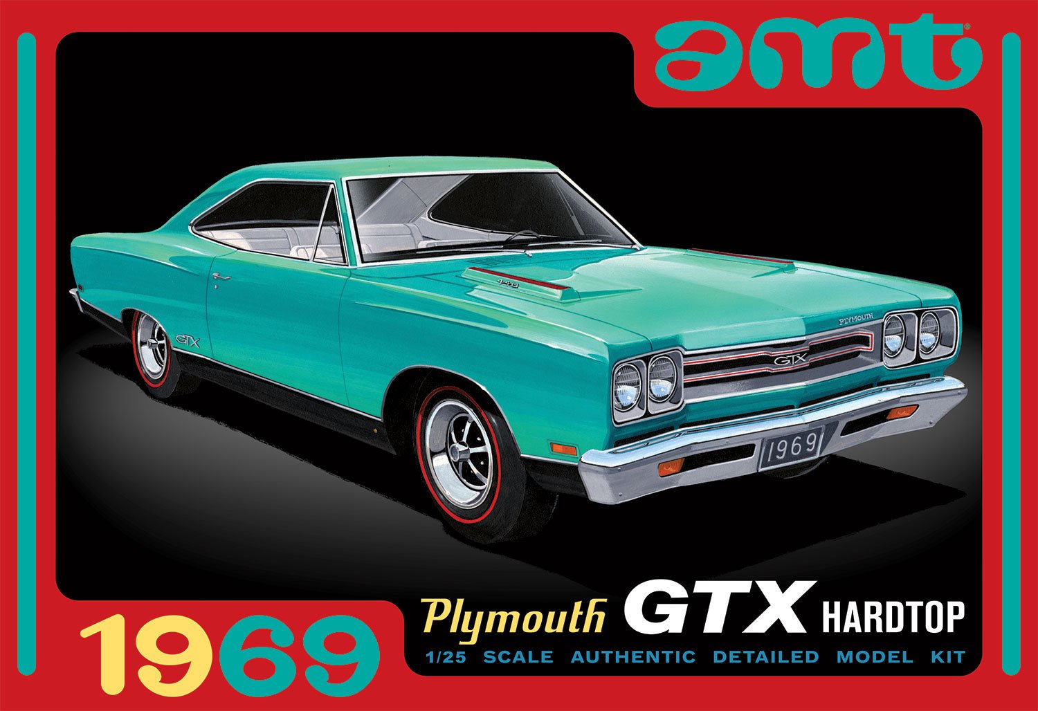 AMT 1:25 1969 Plymouth GTX Hardtop