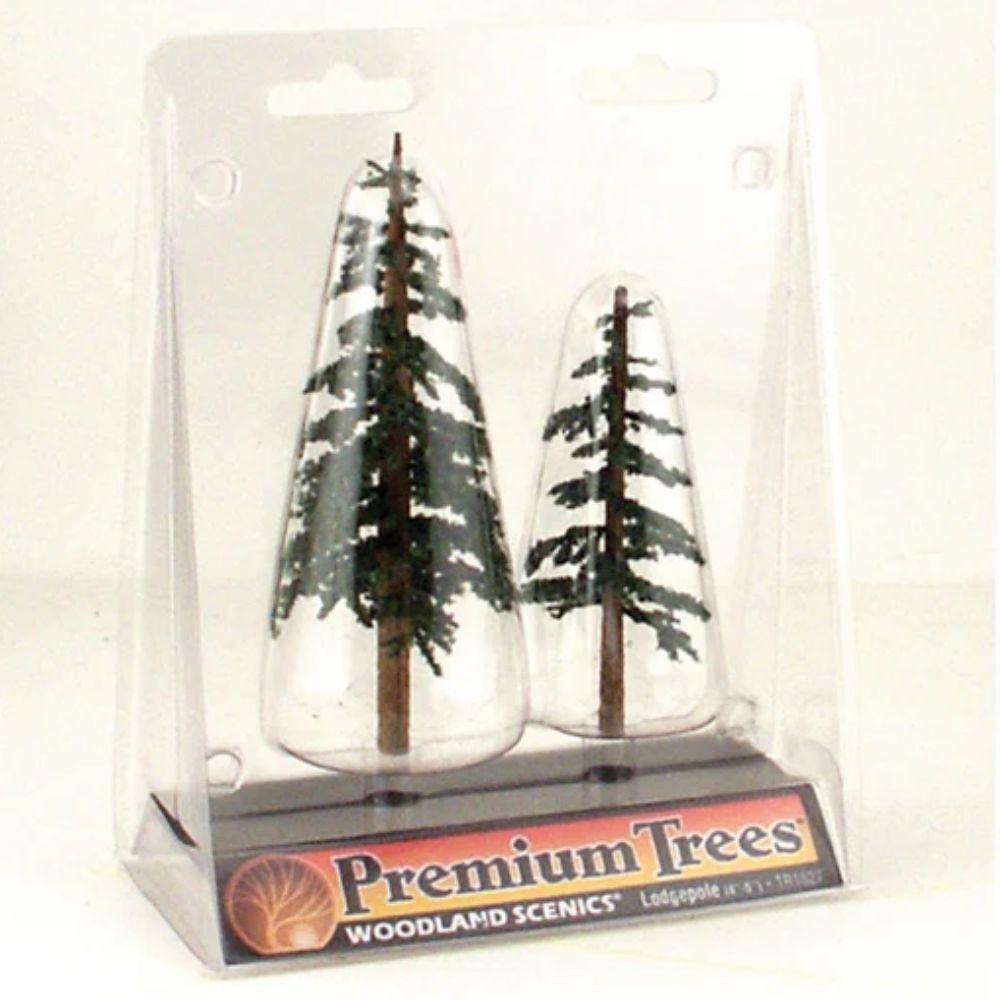 Woodland Scenics 4In - 5In Prem Lodgepole 2/Pk