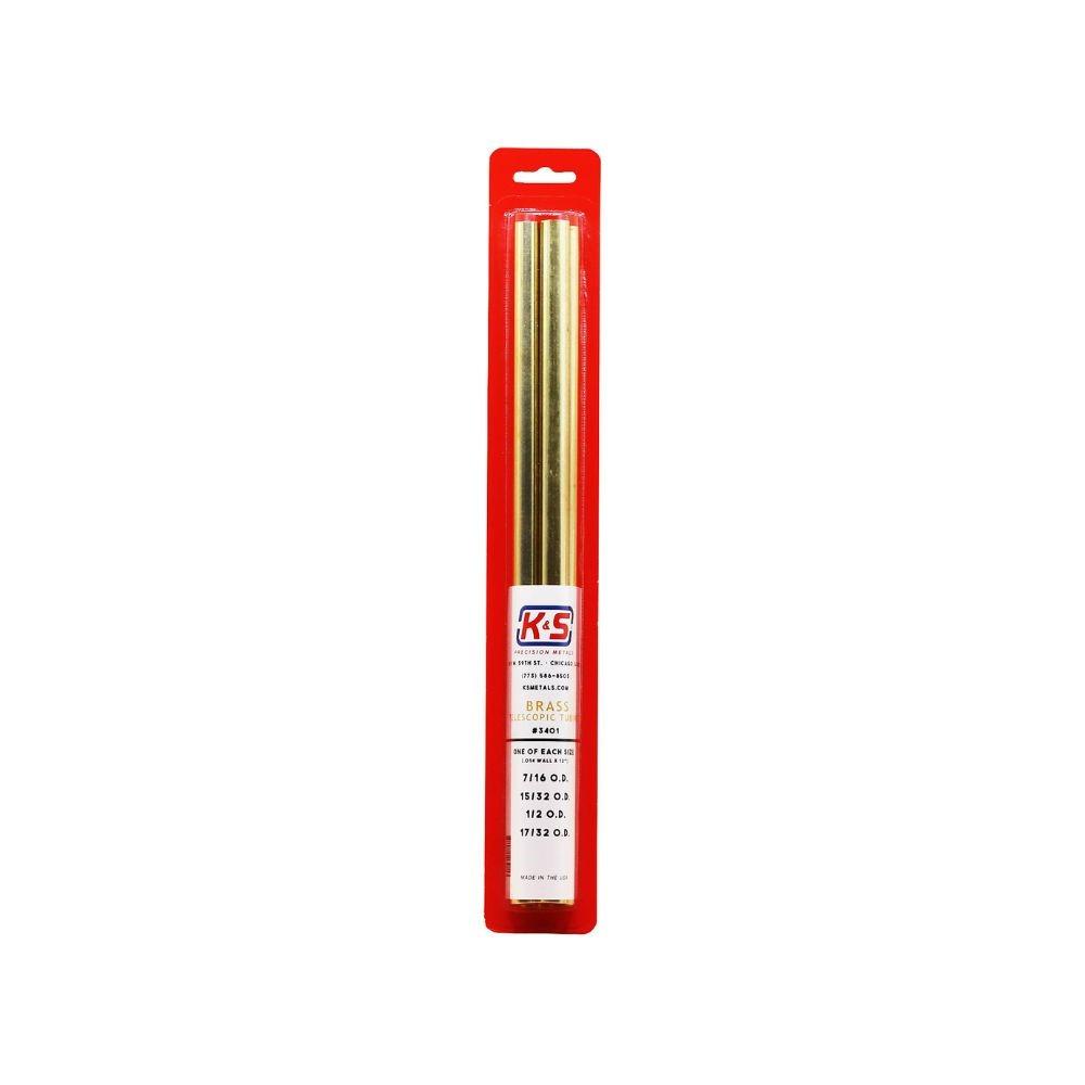 KS Metals K&S Medium Brass Tubing Assrt*