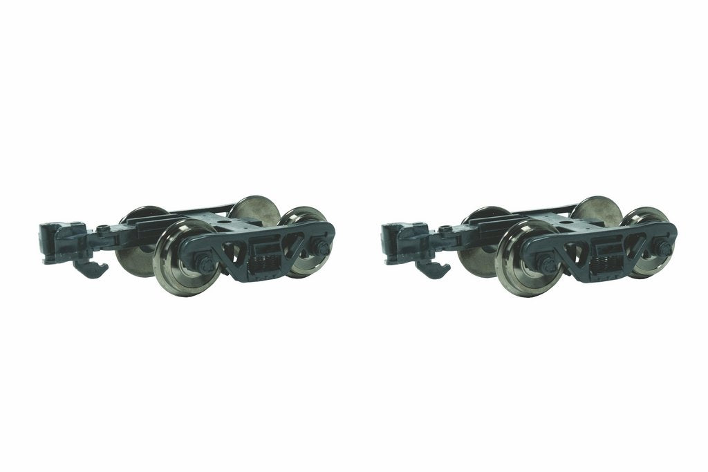 Bachmann 1:29 Roller Bearing Trucks W/Metal Wheels (2)