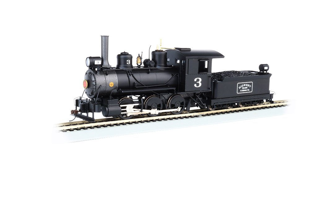 Bachmann Midwest Quarry #3 0-6-0 Steam Loco W/DCC Sound Ready. On30