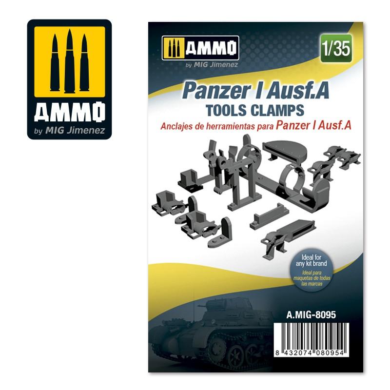 Ammo 1:35 Panzer I Ausf.A Tools Clamps