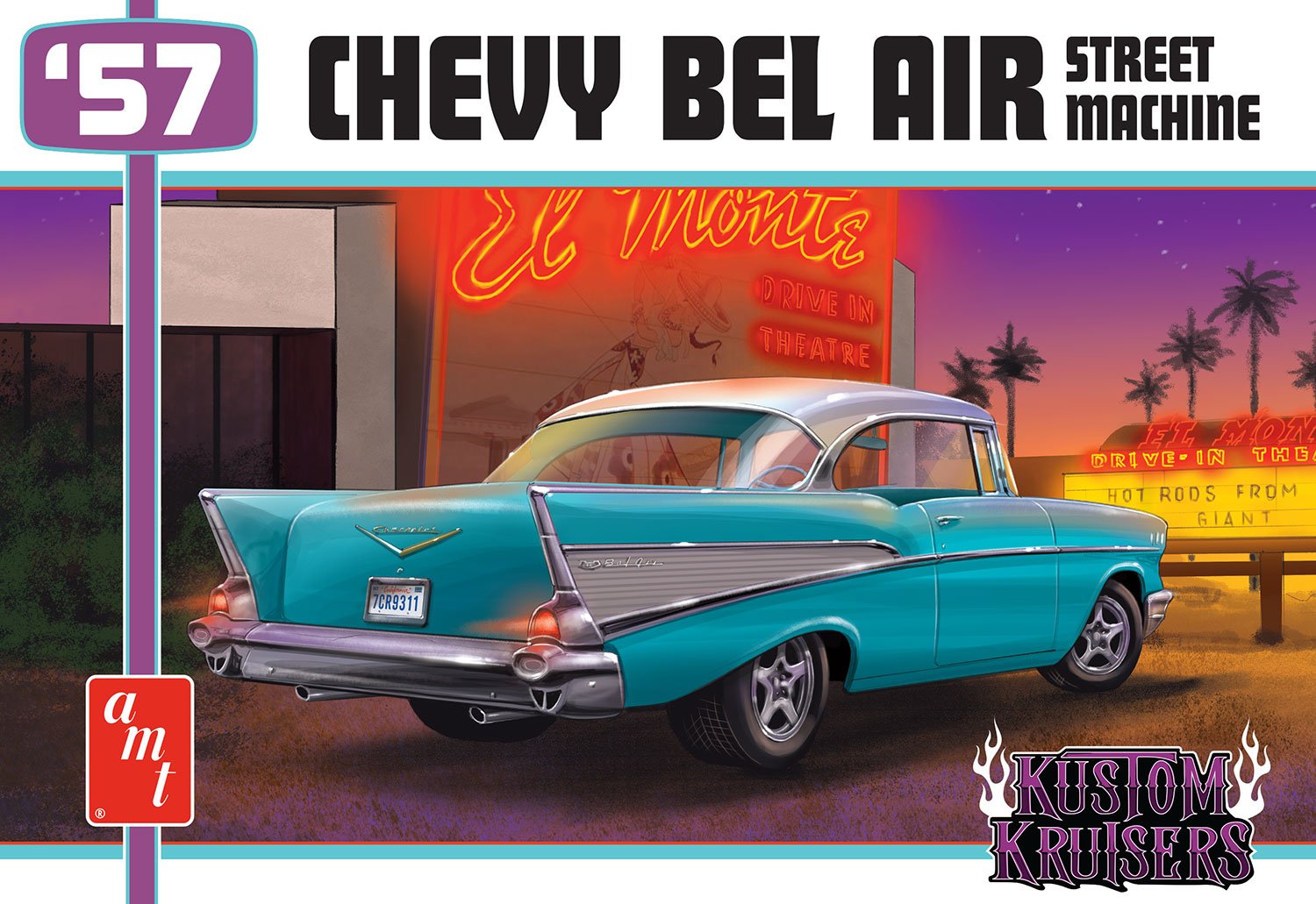 AMT 1:25 1957 Chevy Bel Air Street Machiine