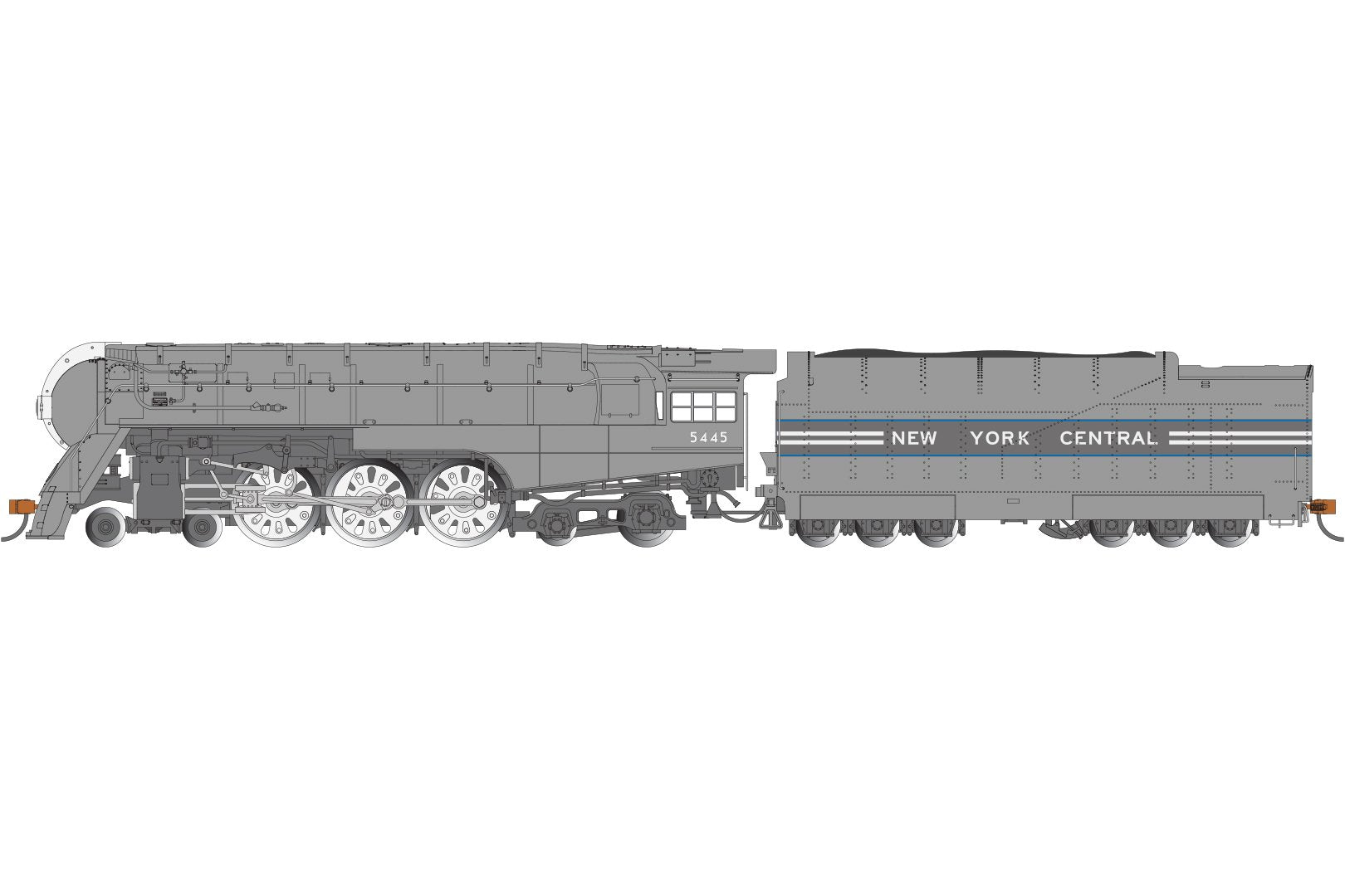 Bachmann New York Central #5445 (1938 Livery w/Boxpok Drivers)