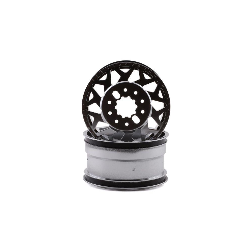 CEN Racing American Force H01 CONTRA Wheel (Silver, w/ blk cap)