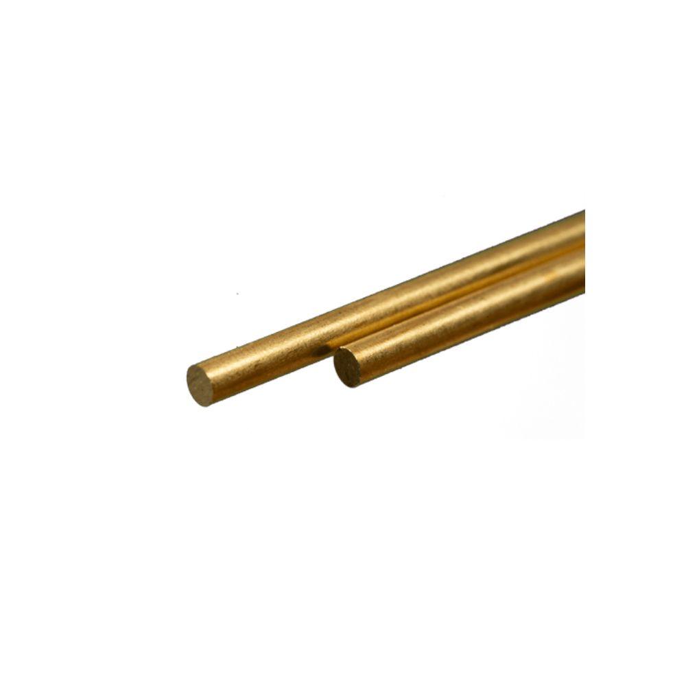 KS Metals 12 (30.48Cm) Solid Brass Rods.114 (2)