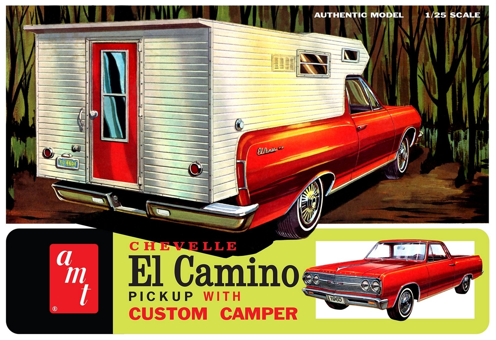 AMT 1:25 1965 Chevy El Camino w/Camper