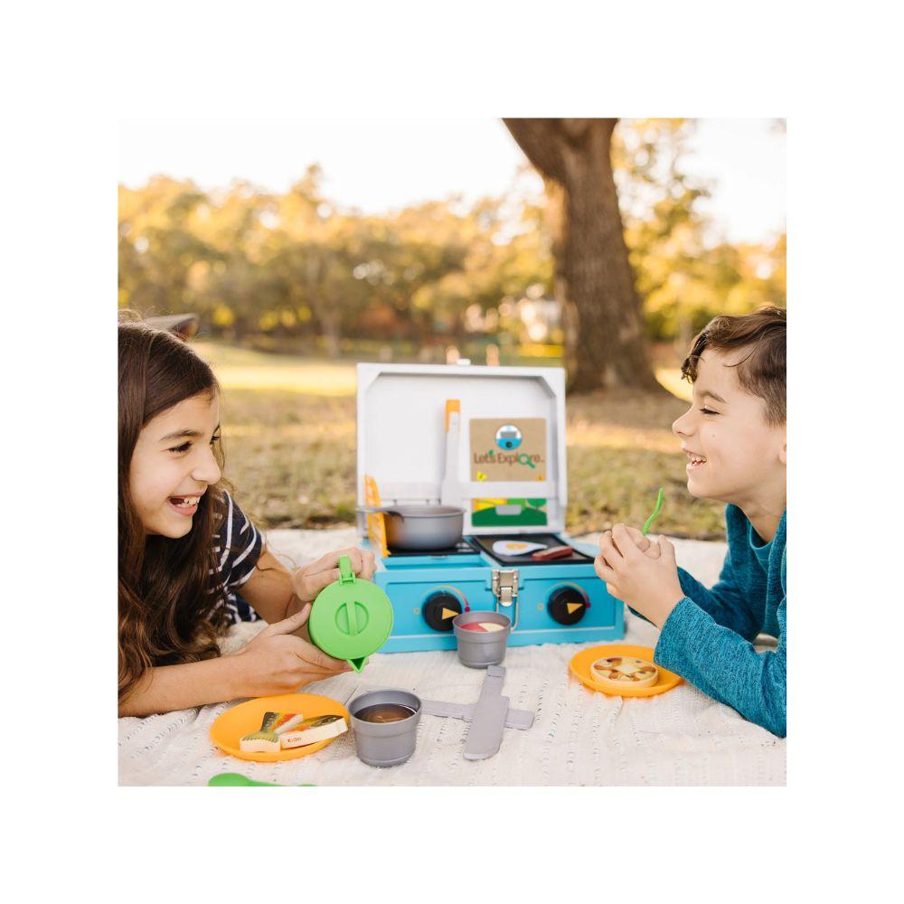 Melissa and Doug - Let's Explore - Wooden Camp Stove