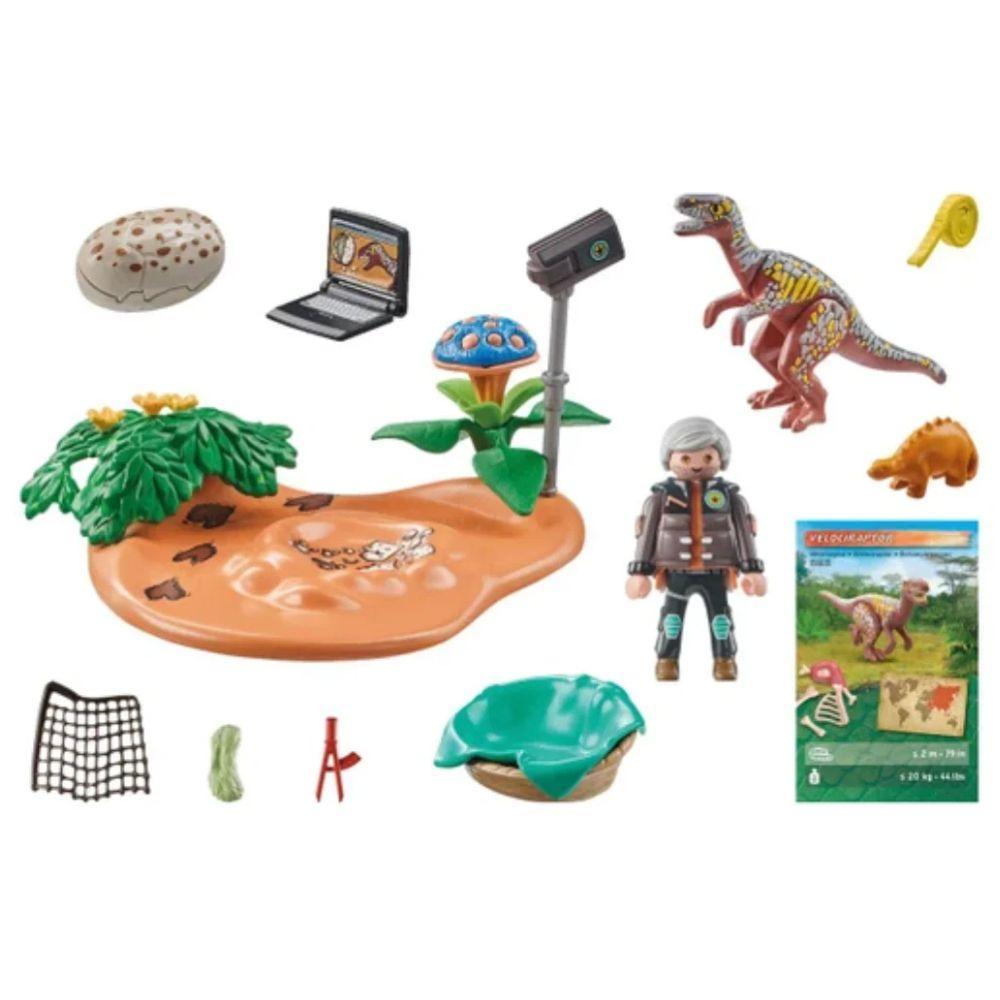 Playmobil Stegosaurus Nest With Egg Thief