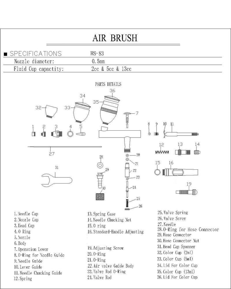 HSeng 2cc Replacement Cup