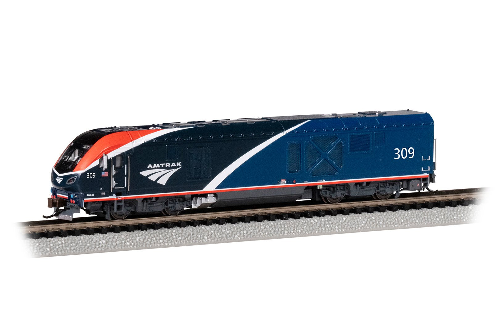 Bachmann Amtrak #309 Siemens ALC-42 LocoN Scale