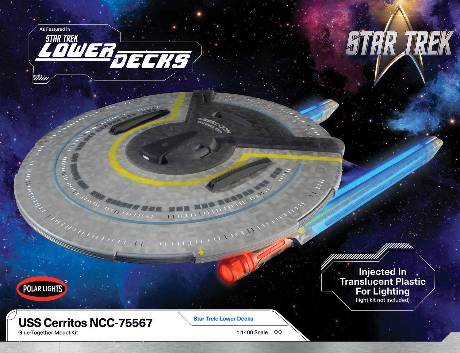 Polar Lights 1:25 Star Trek Lower Decks-USS Cerritos