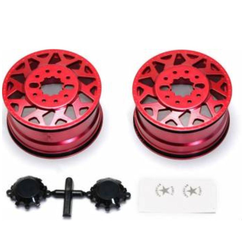 CEN Racing American Force H01 CONTRA Wheel (Red, w/ blk cap)