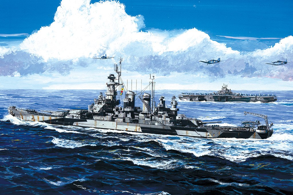 I Love Kit 1:700 Top Grade North Carolina BB-55