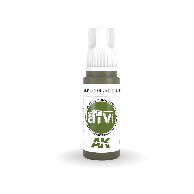 AK Interactive Acrylic Olive Drab Base