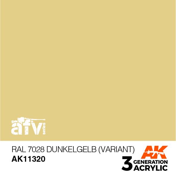 AK Interactive Acrylic RAL 7028 Dunkelgelb (Variant)