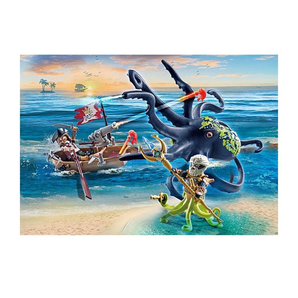 Playmobil Battle Against The Giant Octopus