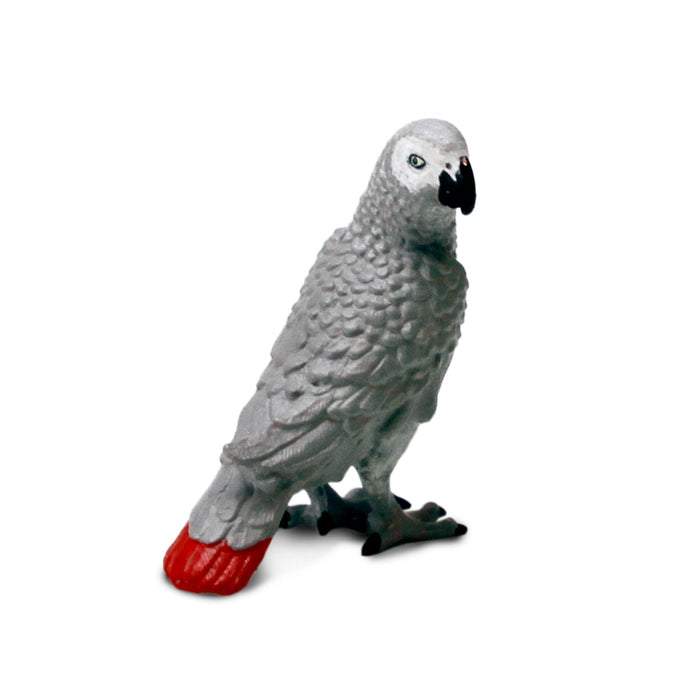 Safari Ltd African Grey Parrot Toy Figure