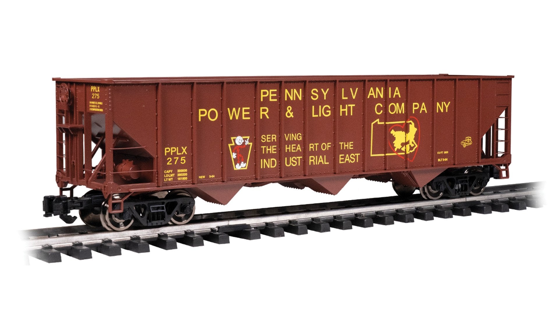 Bachmann Pennsylvania Power & Light #275G Scale Steel Hopper