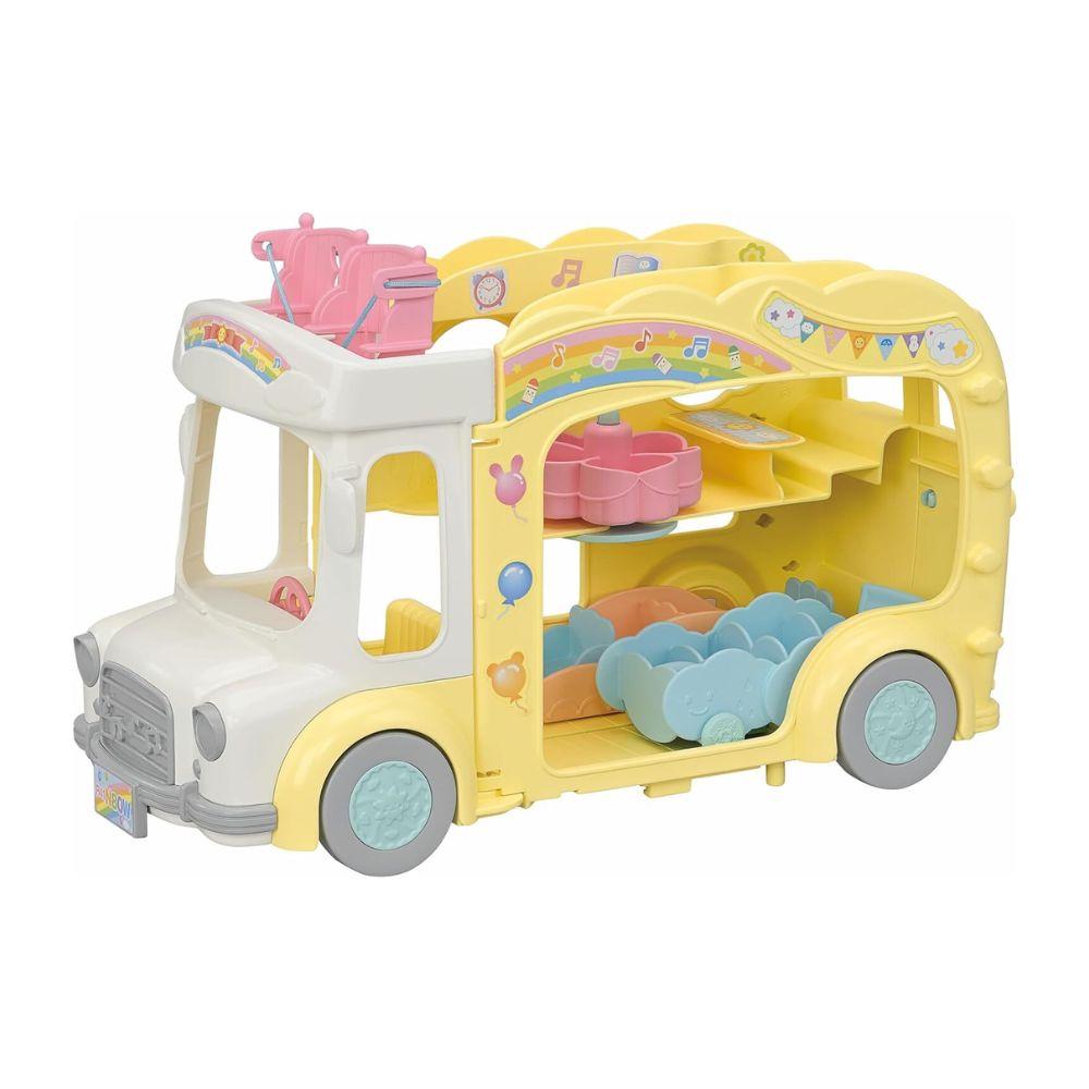 Sylvanian Families Rainbow Fun Nursery Bus