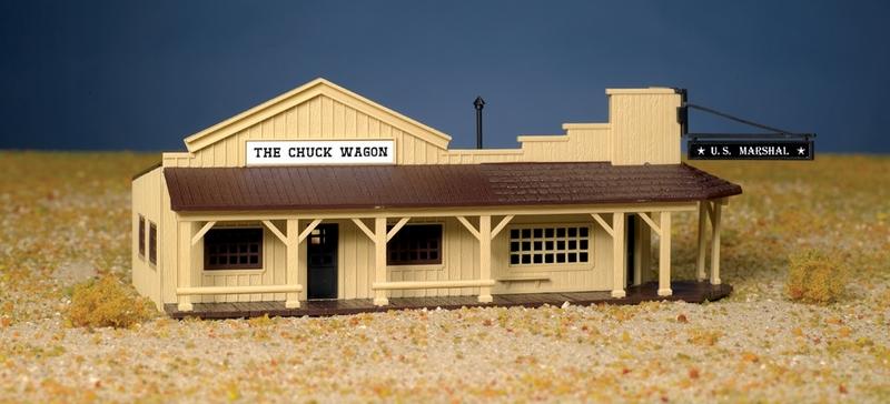 Bachmann Marshal's Office & Restaurant Classic Kits, HO Scale