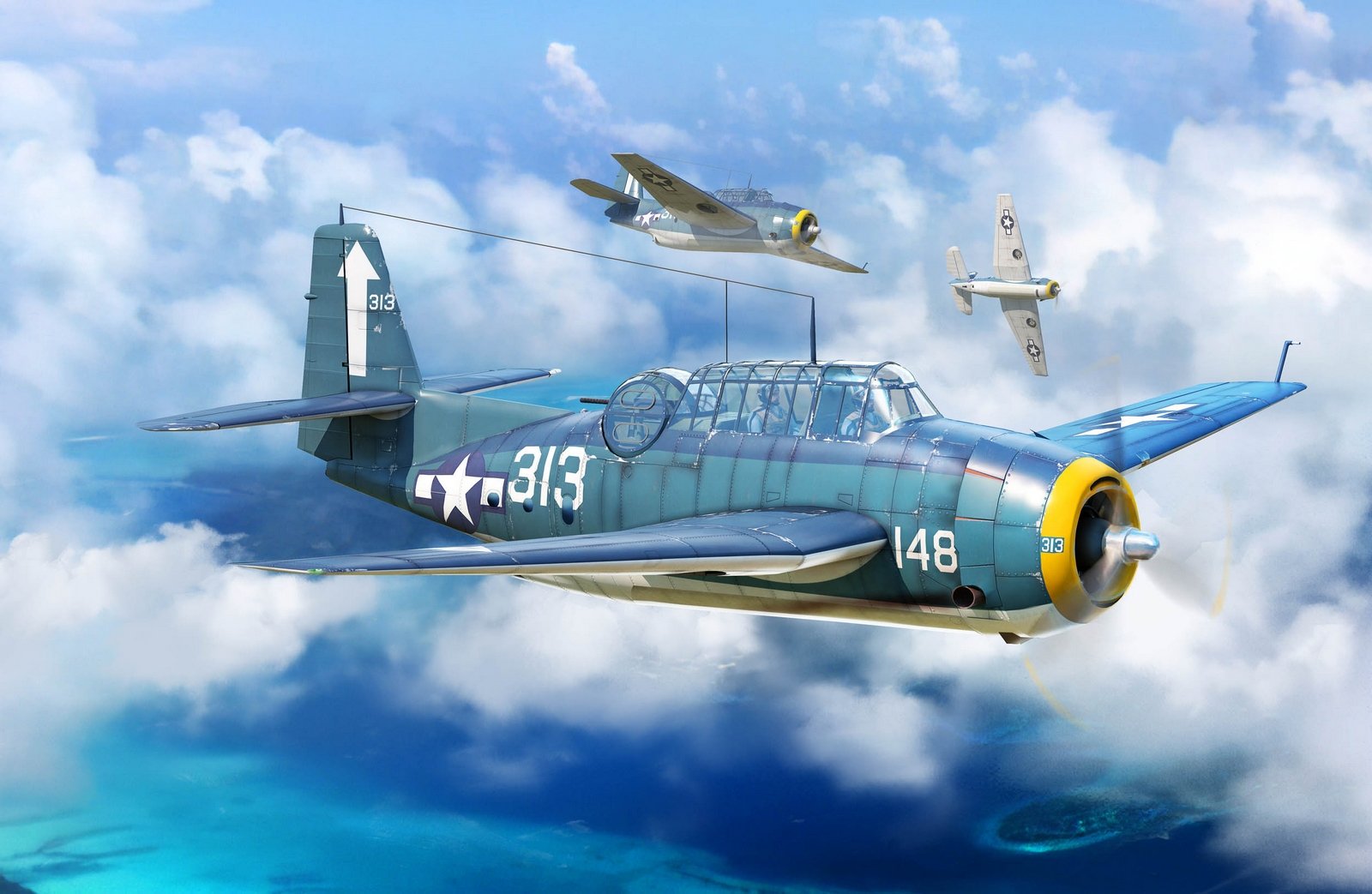 Hobbyboss 1:72 TBM-3 Avenger