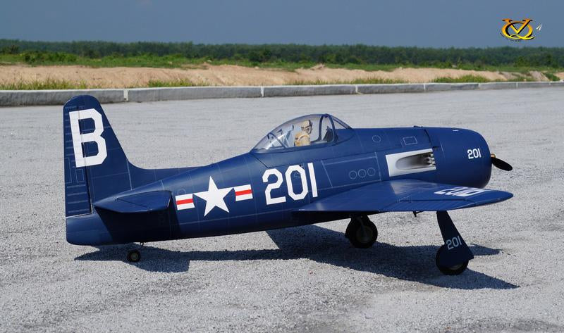 VQ Models F-8F Bearcat 30-40cc /EP, 2020mm WS, 8-9 Ch RC