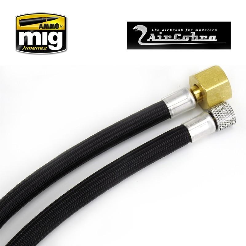 Ammo 10ft Braided Air Hose 1:8 X 1:8