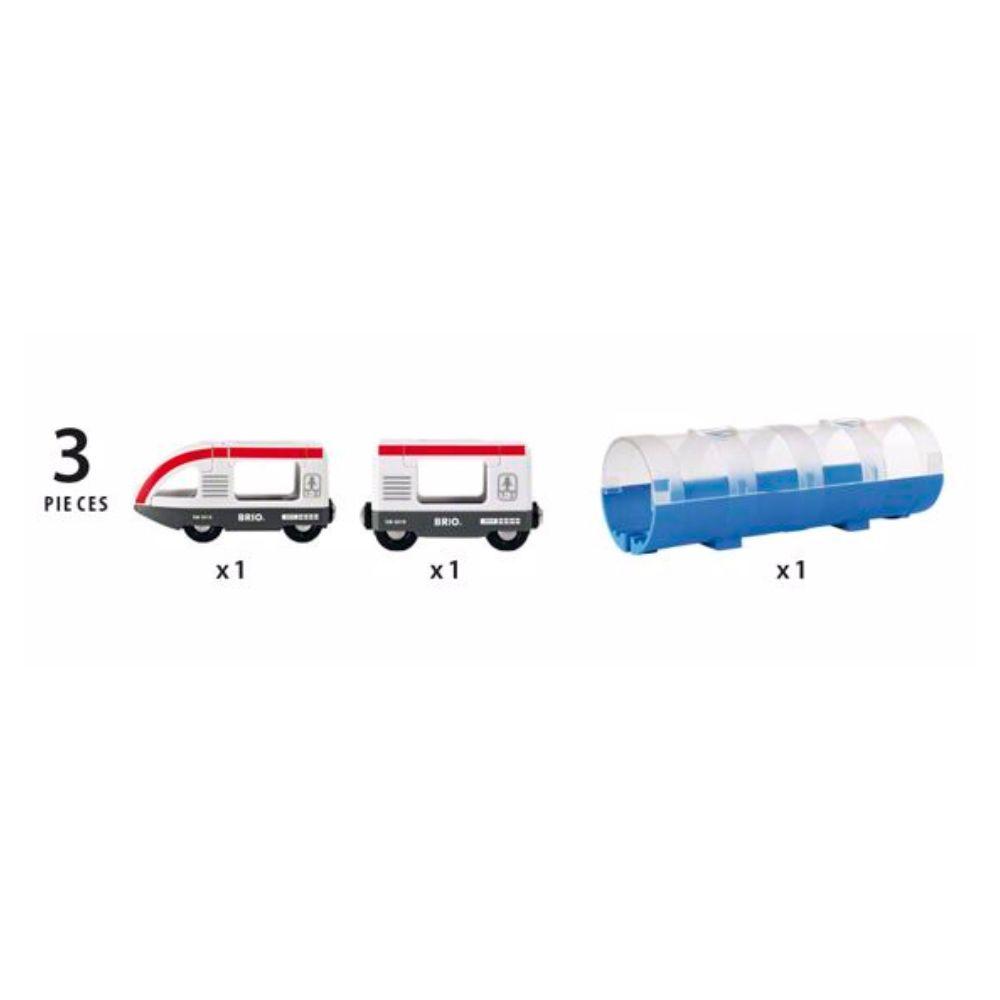 BRIO Travel Train and Tunnel