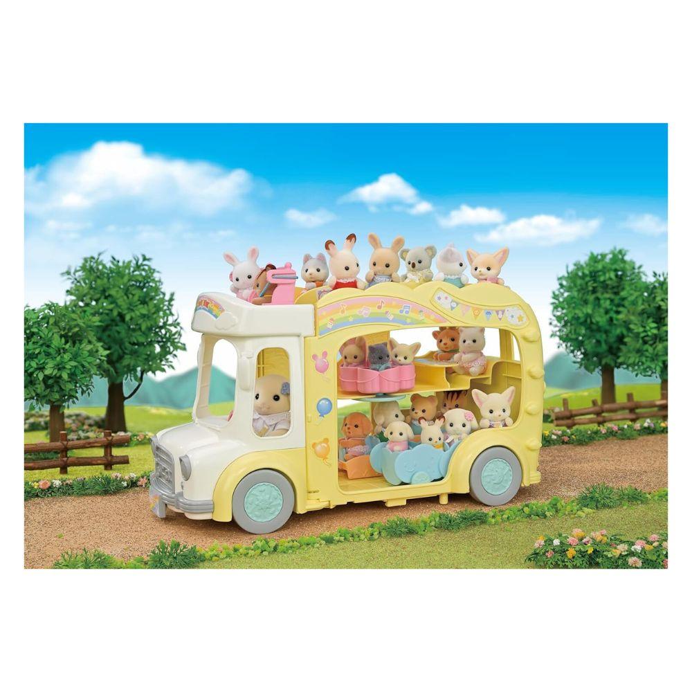 Sylvanian Families Rainbow Fun Nursery Bus