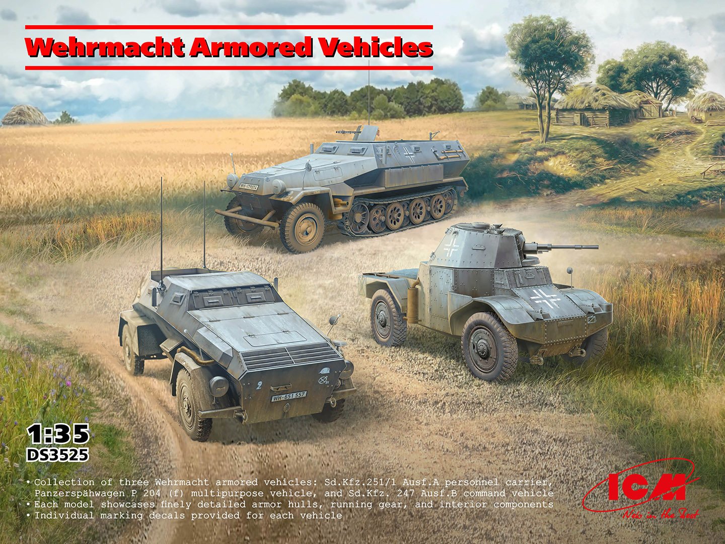 ICM 1:35 Wermacht Armored Vehicles