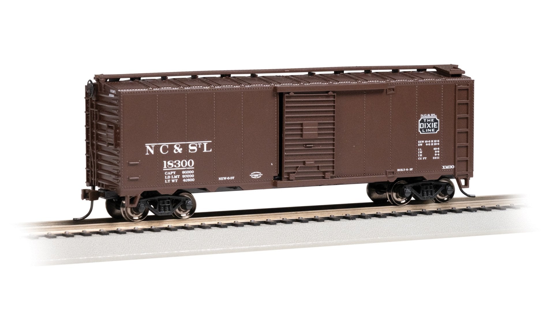 Bachmann Dixie Line HO Scale Steam Era Box Car