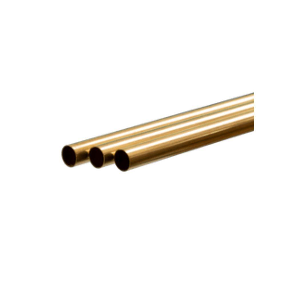 KS Metals Brass Tube 11Mm Odx.45Mm Wall-3Pcs