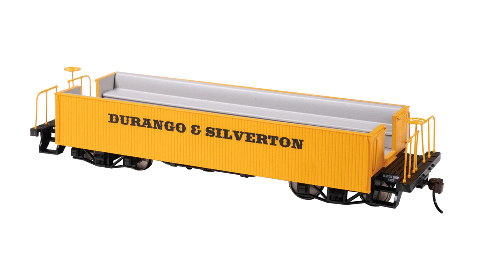 Bachmann Wood Gondola Style Excursion Car Durango & Silverton. On30