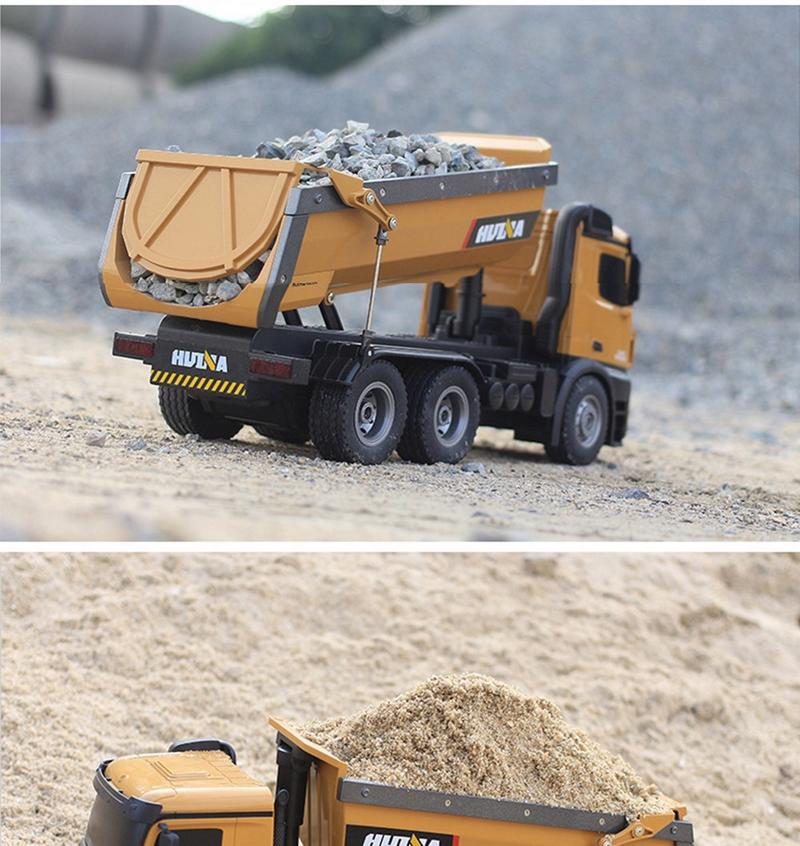 Huina 1:14 2.4G 10Ch RC Dump Truck W/Sound