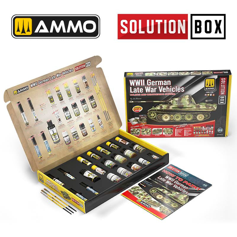 Ammo Solution Box 23 WWII German Late War Vehicles