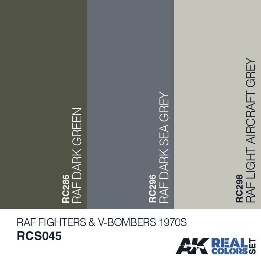 AK Interactive Real Colours RAF V-BomberColours 1960S Set