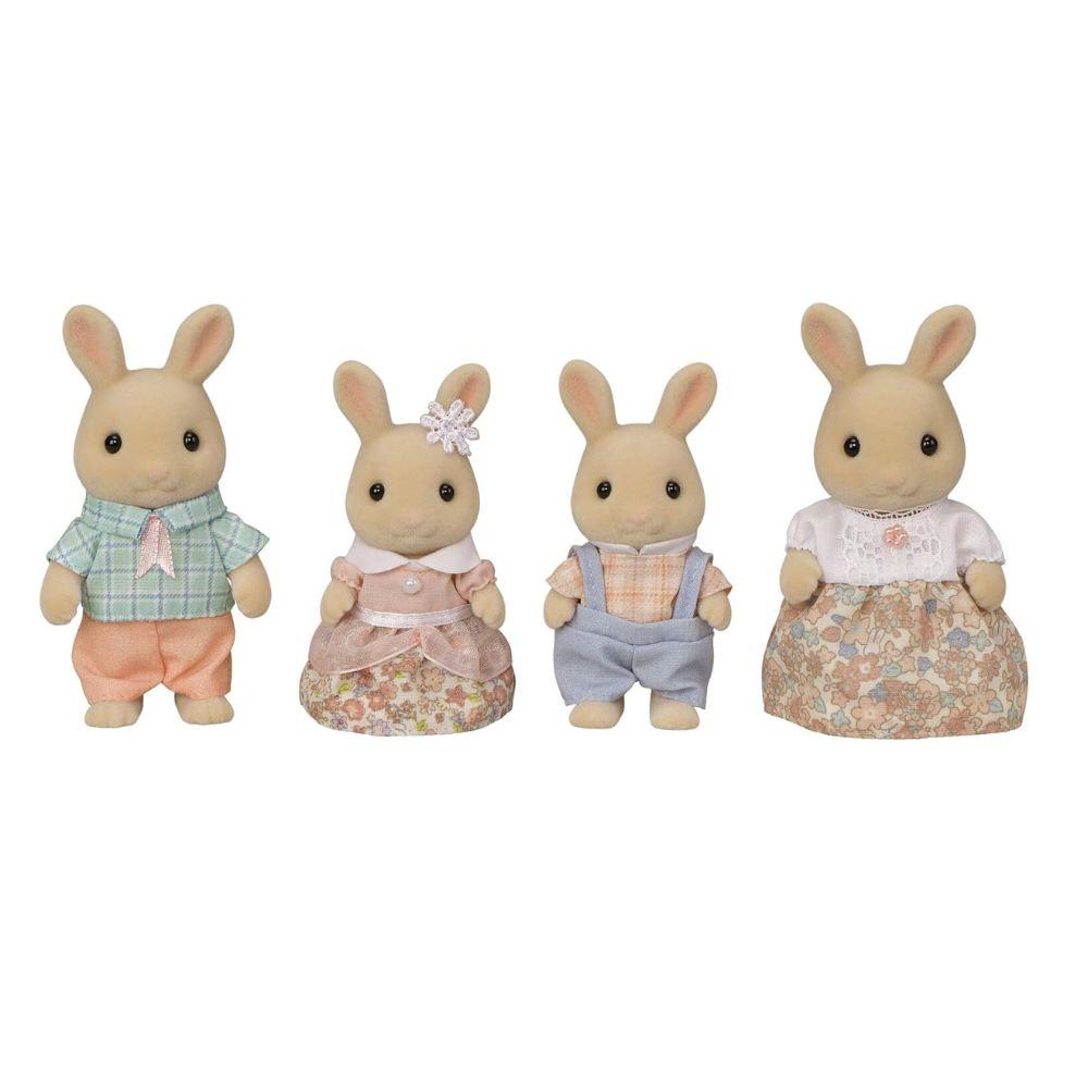 Sylvanian Families Milk Rabbit Family