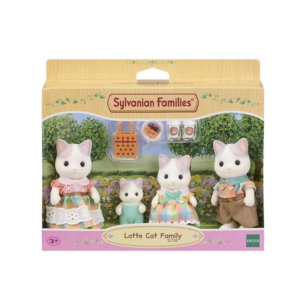 Sylvanian Families Latte Cat Family