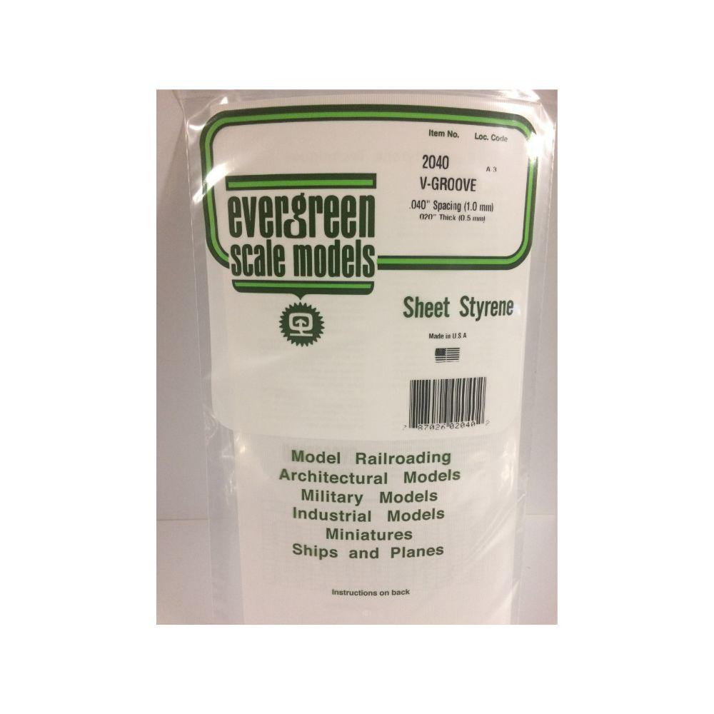 Evergreen Styr V-Groove Siding .040 In Sp