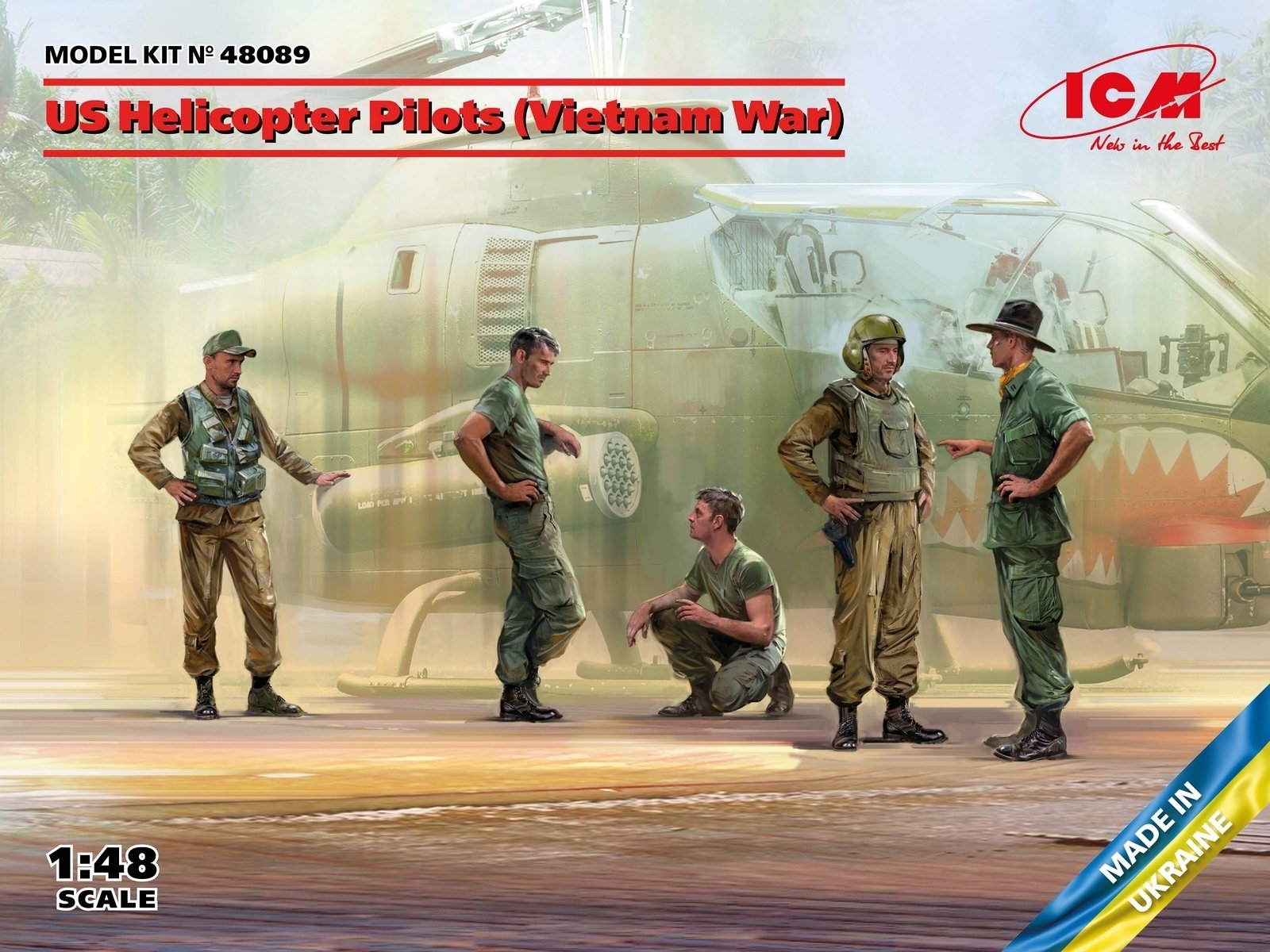 ICM 1:48 US Helicopter Pilots Vietnam