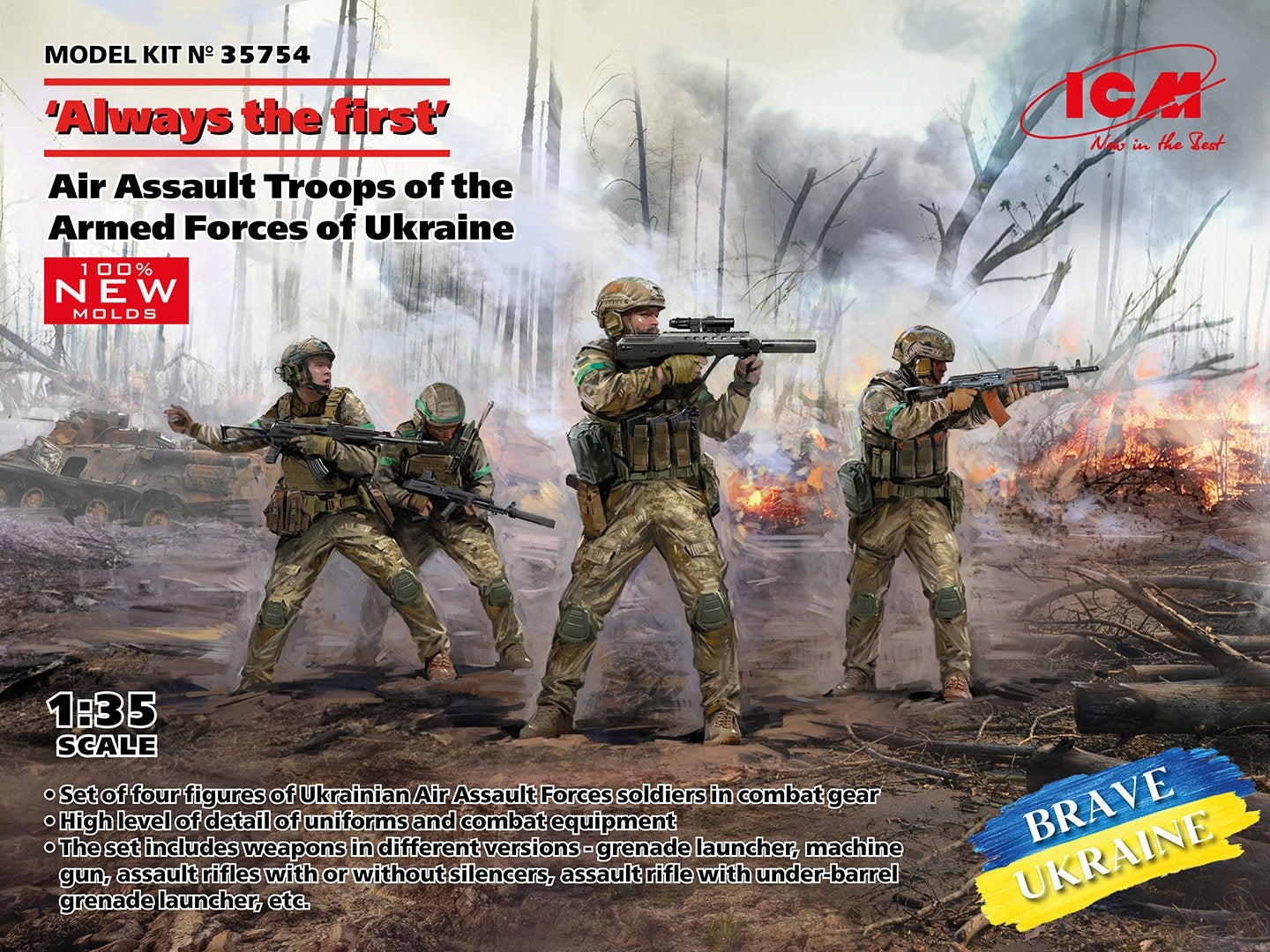 ICM 1:35 Ukrainian Air Assault Troops