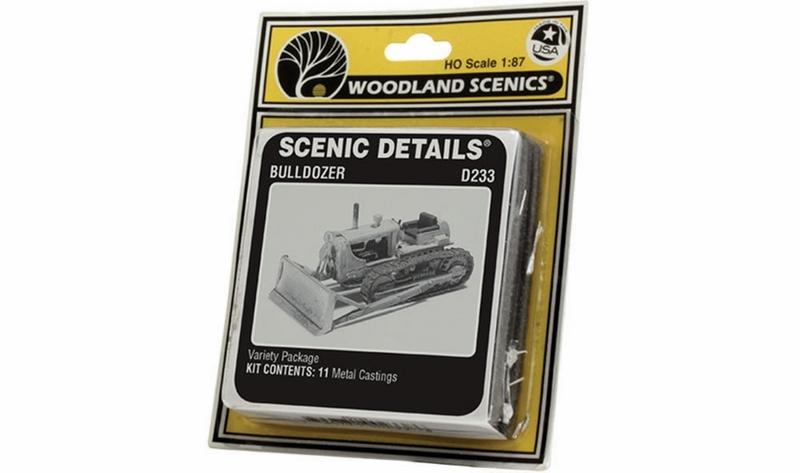 Woodland Scenics Bulldozer Cat D7 Tractor Sd  *