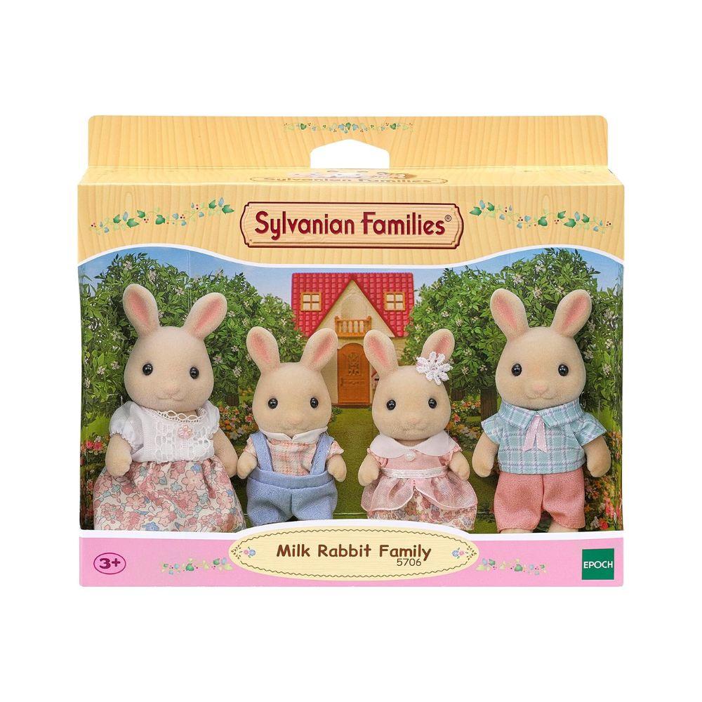 Sylvanian Families Milk Rabbit Family