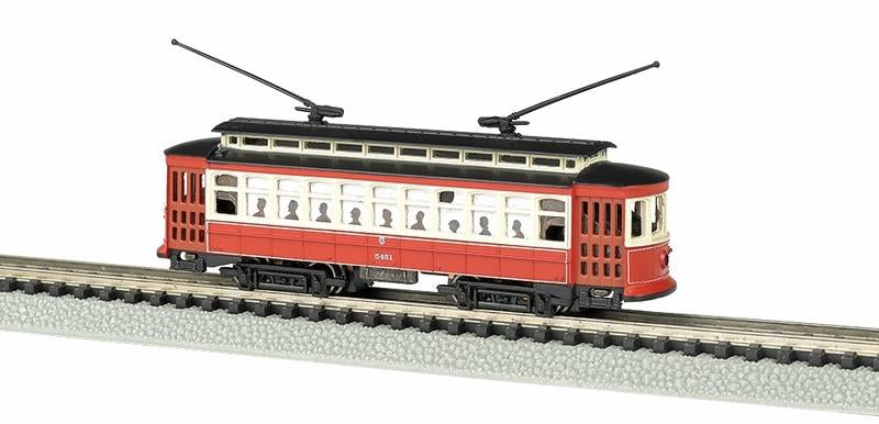 Bachmann Chicago Brill Trolley w/Headlight, N Scale